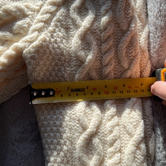 Aran Mõr Ireland | Merino Wool | Button cardigan sweater NWOT - Picture 9 of 10